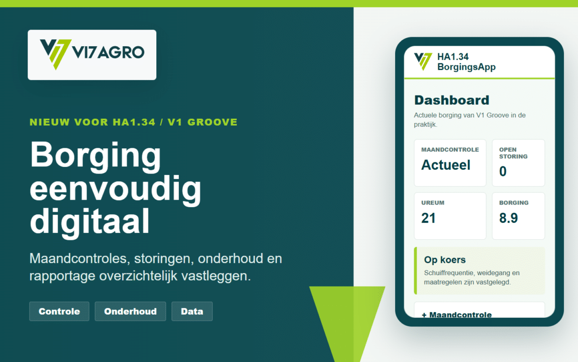 HA1.34 BorgingsApp voor borging en controle van de V1 Groove vloer